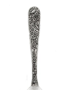 Sterling Silver “Forget-Me-Not” Serving Spoon