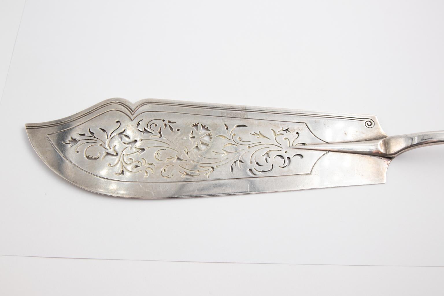 Sterling Silver Fork and Knife Set, circa 1896 1