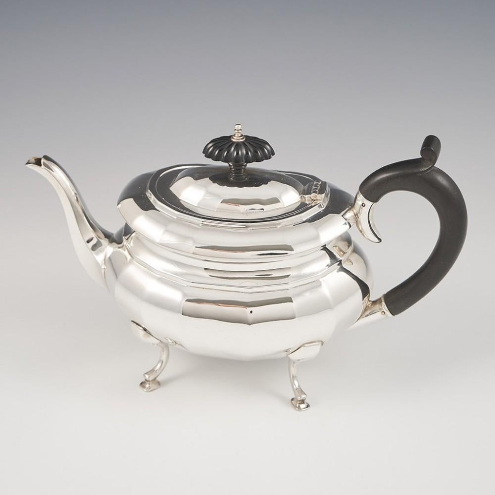 Sterling Silver Four Piece Tea and Coffee Service Birmingham, 1926 5