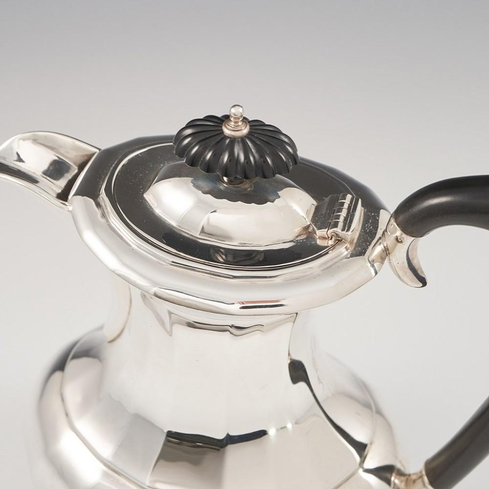 Sterling Silver Four Piece Tea and Coffee Service Birmingham, 1926 1