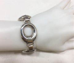 Bracelet chaîne à quatre anneaux en argent sterling, fait à la main, Italie