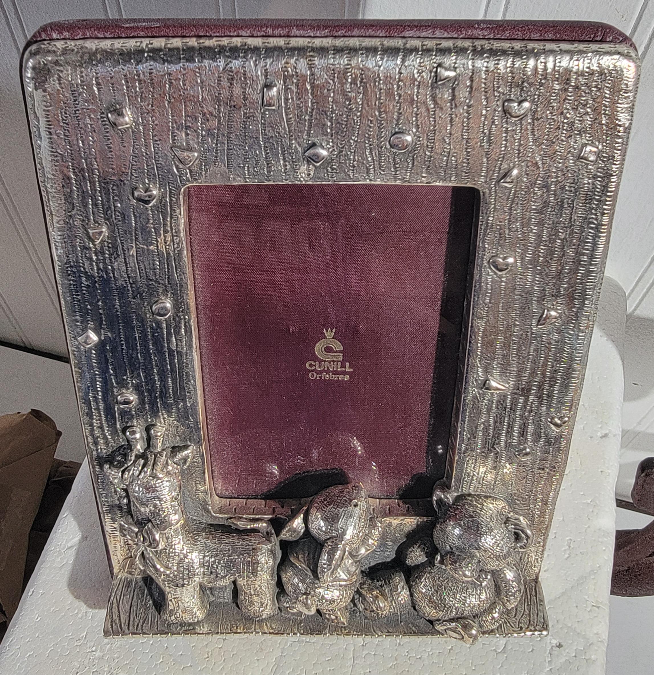 Cadre en argent sterling par Cunill Orfrebres Bon état - En vente à Los Angeles, CA