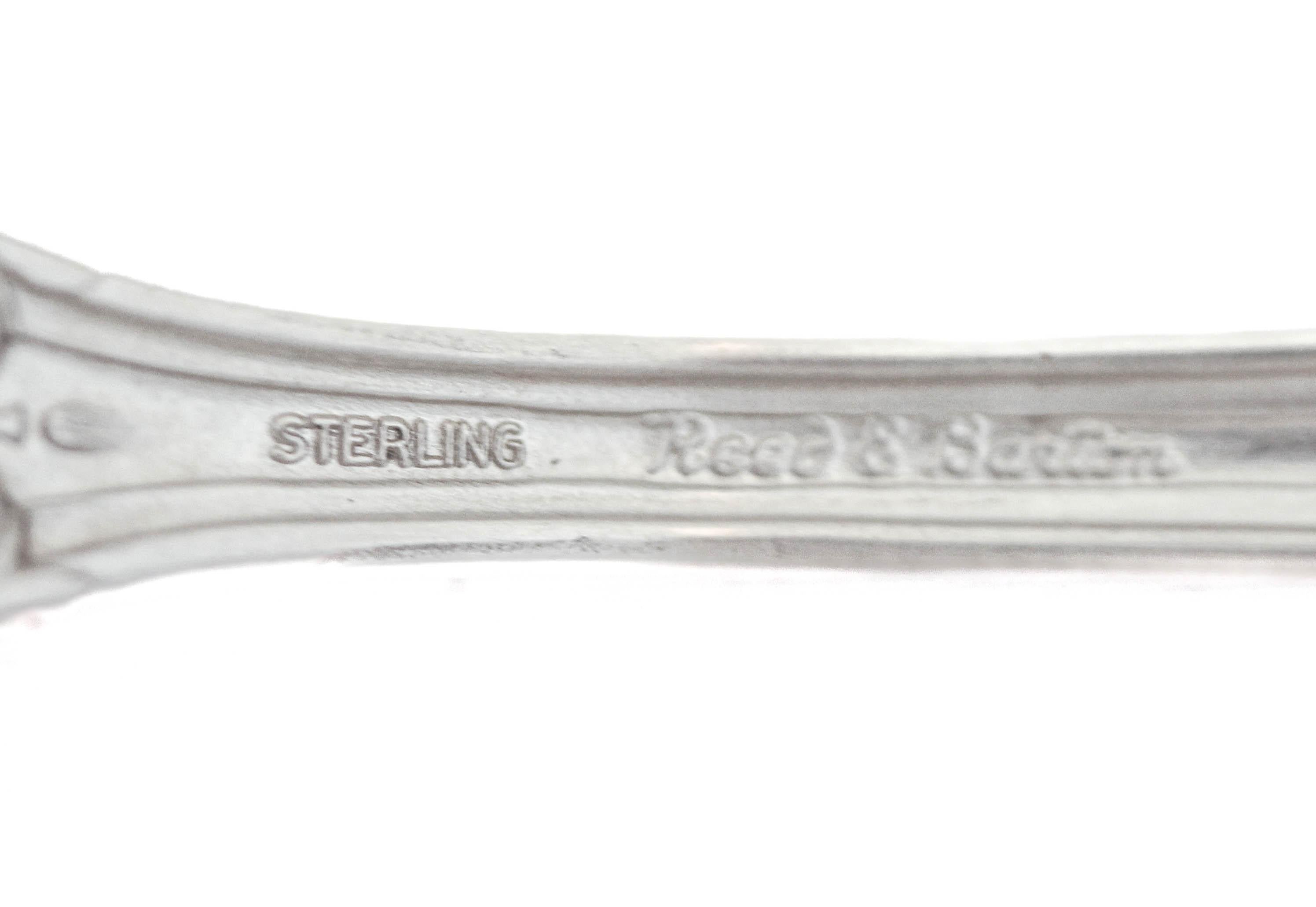 Sterling Silver Francis I Serving Fork In Excellent Condition In Brooklyn, NY