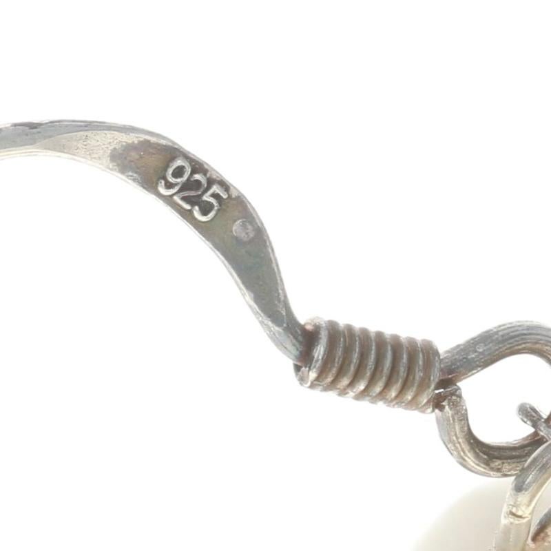 Ohrhänger aus Sterlingsilber mit Süßwasserperlen - 925 durchbohrt im Zustand „Hervorragend“ in Greensboro, NC