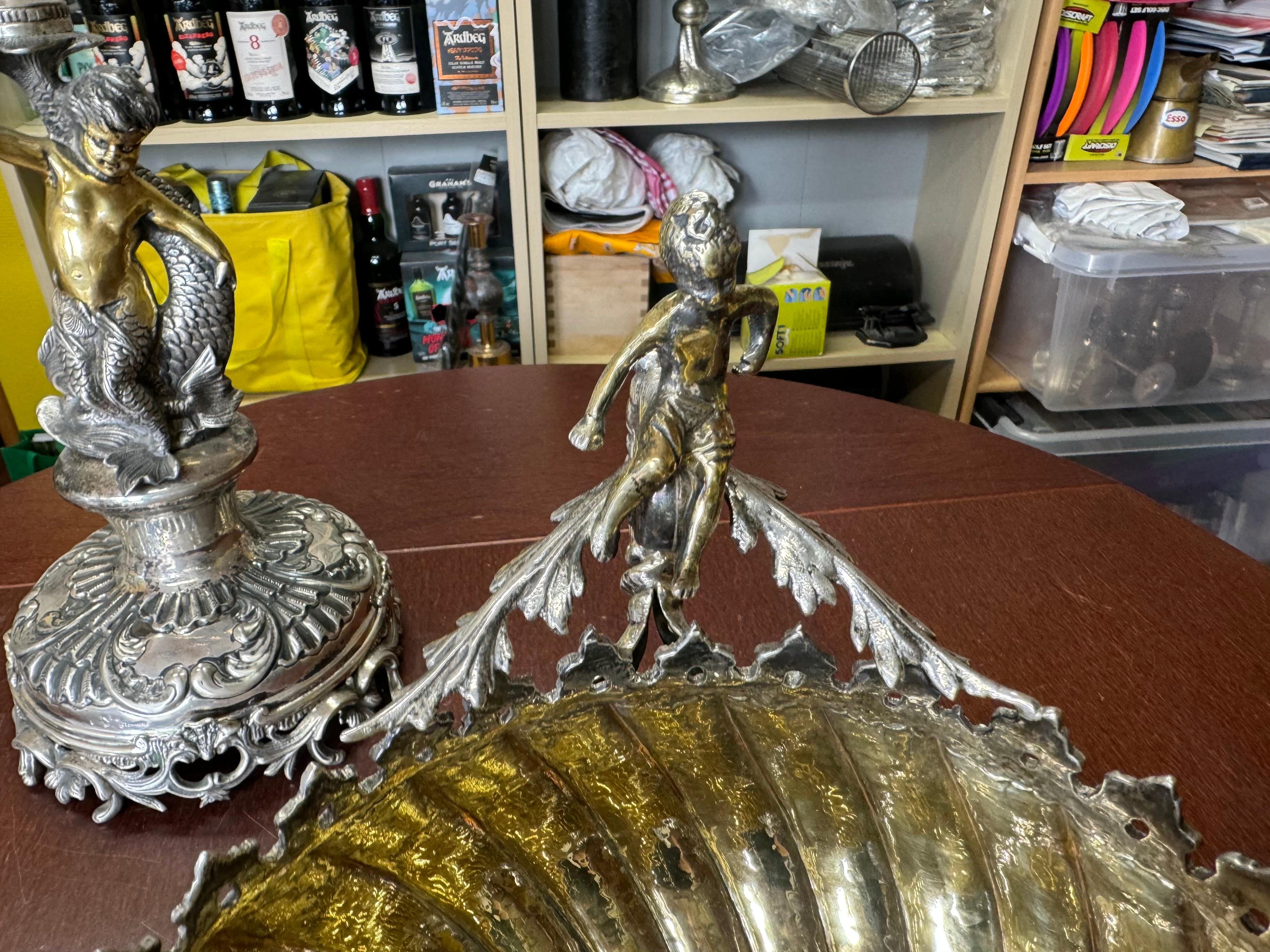 Coupe à fruits en argent sterling, vraiment impressionnante en vente 6