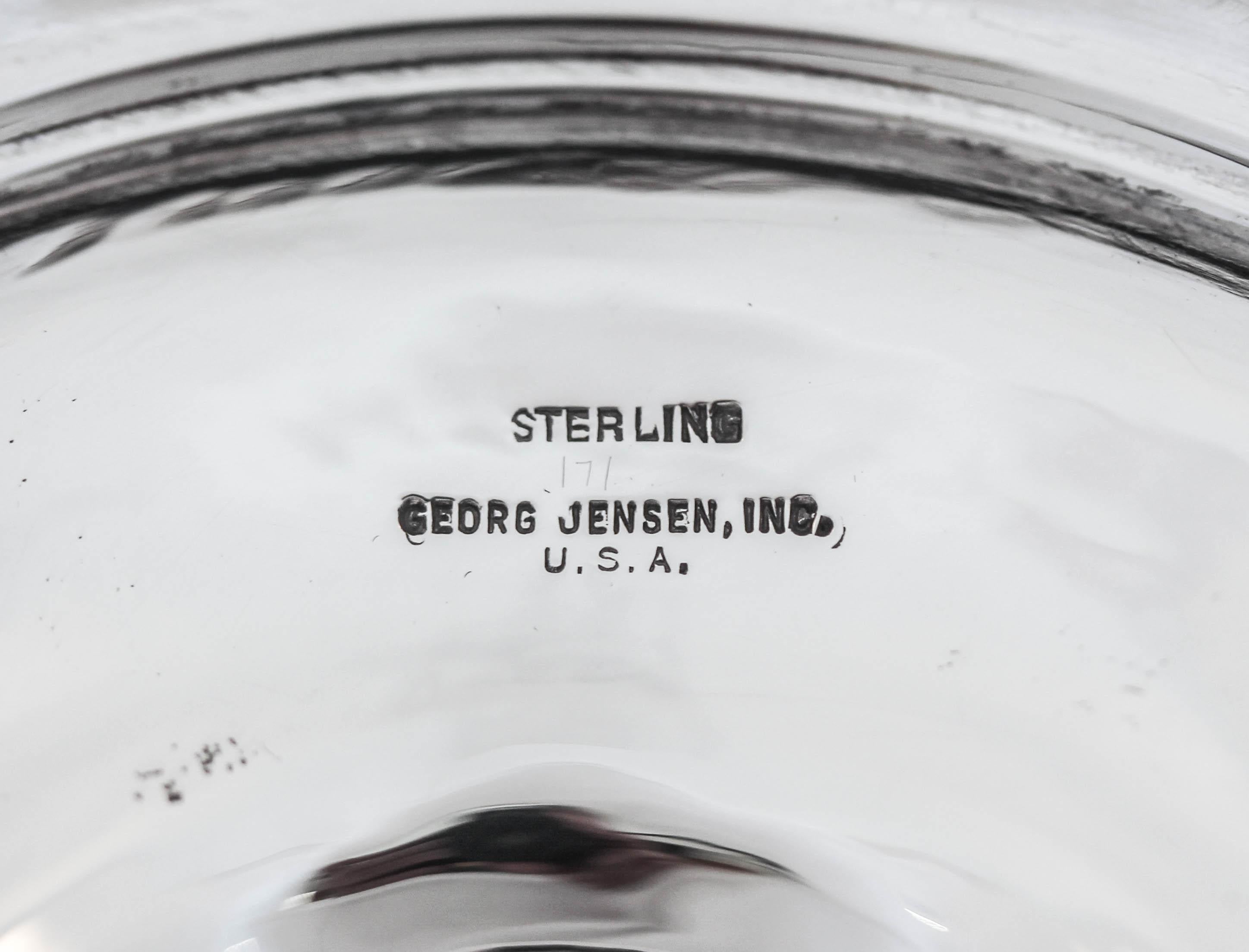 Candeleros Georg Jensen de plata de ley en venta 1