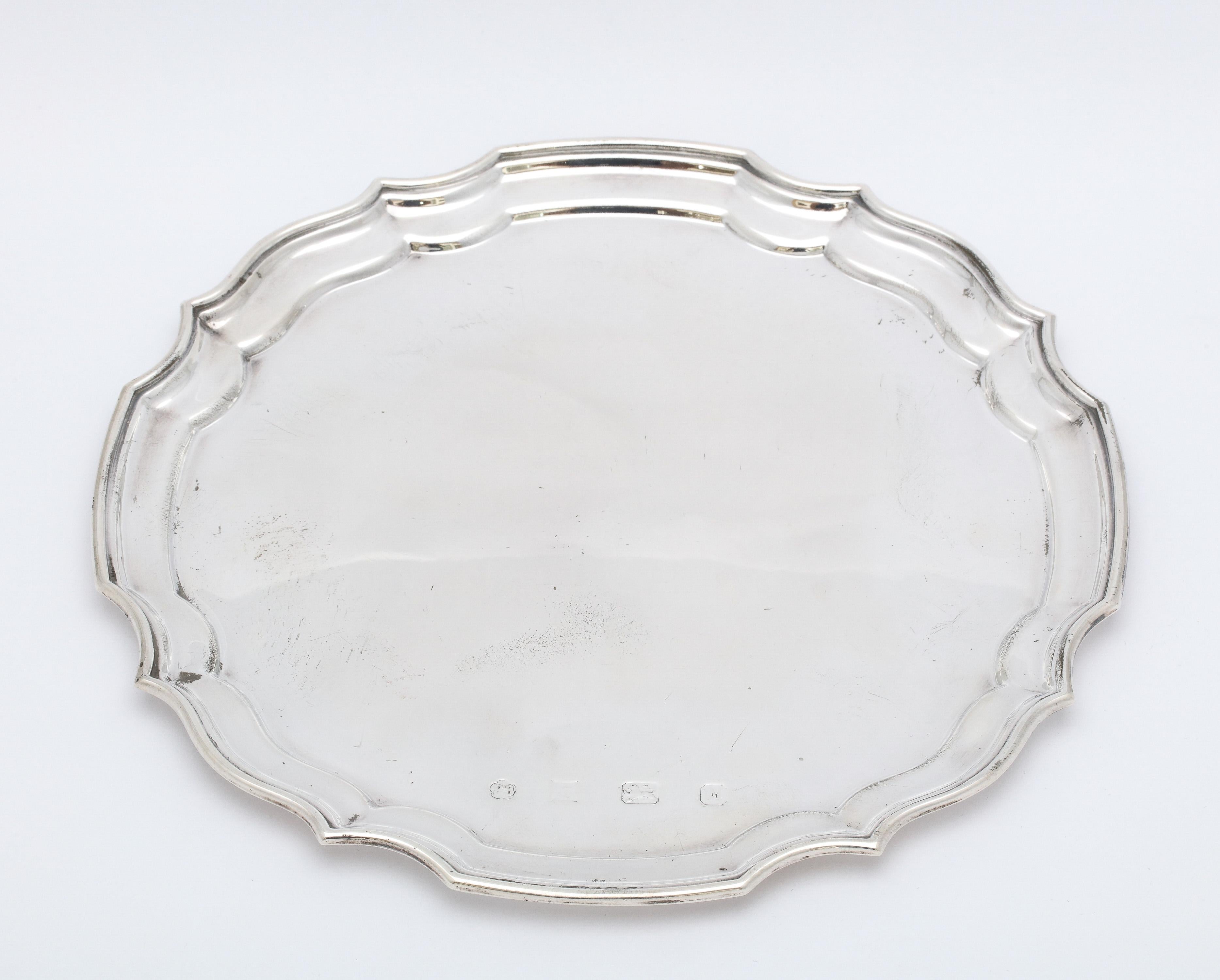  Sterling Silver George III-Style Salver/Tray 1