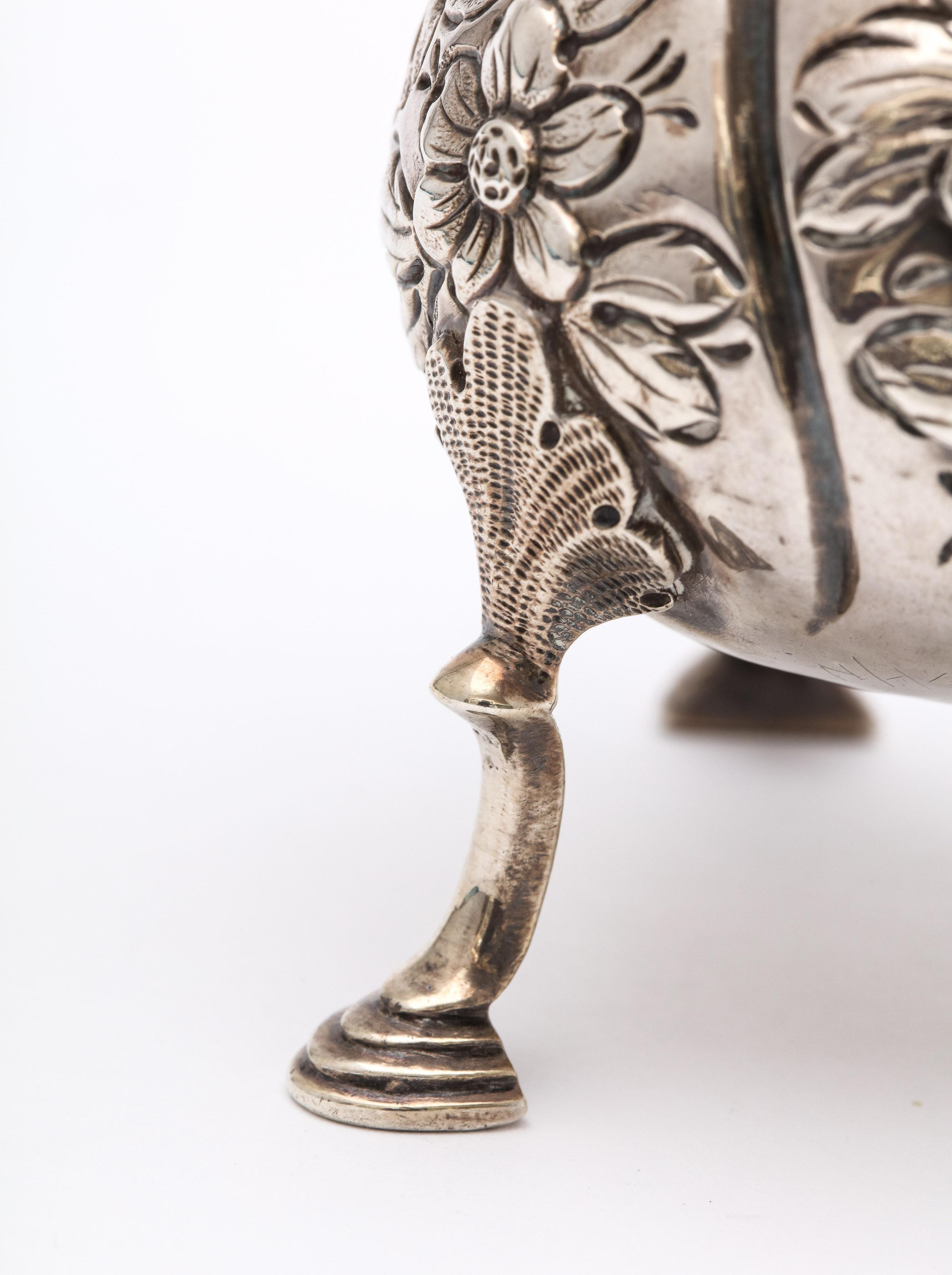 Sterling Silver Georgian 'George II' Footed Cream Jug by John Muns 4