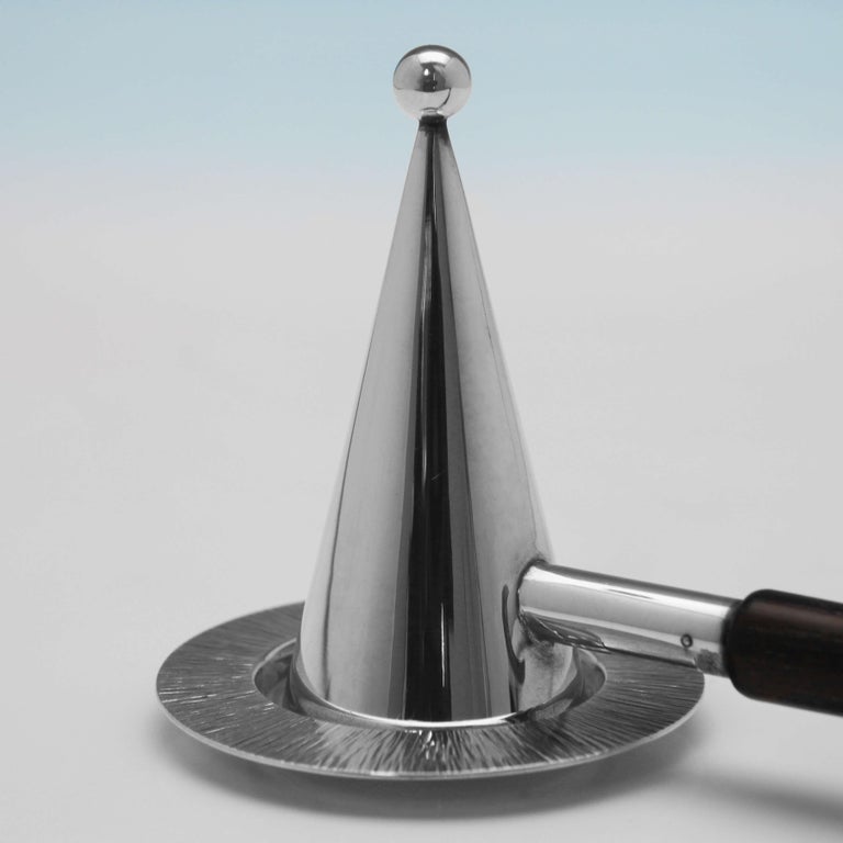 Gerald Benney and Simon Benney Sterling Silver Candle Snuffer