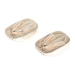 Sterling Silver Geta Salt & Pepper Shakers