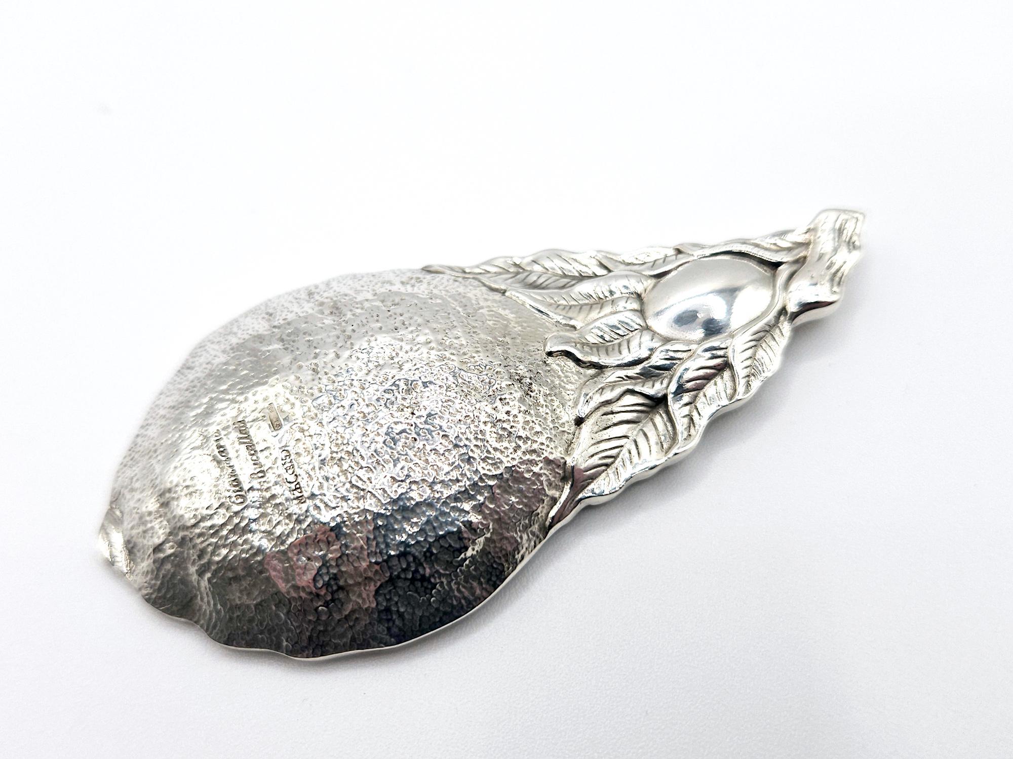 Cuchara de té Gianmaria Buccellati Sicilia de plata de ley, Bolonia 20C en venta 1