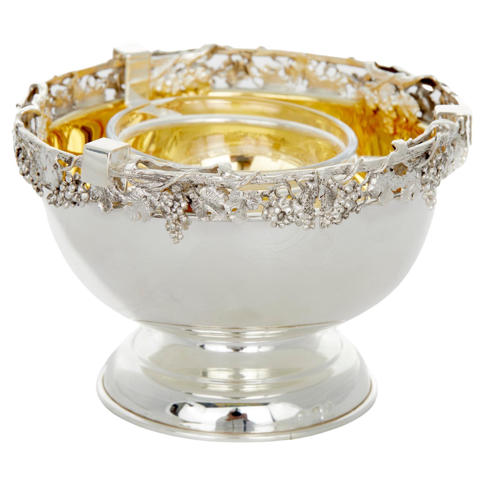 Sterling Silver / Gilt Tableware Caviar Service