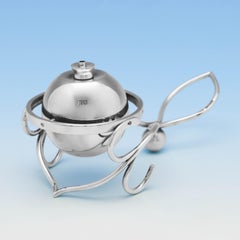 Antique Sterling Silver Cigar Lighter Hallmarked London 1913 by Joseph Braham