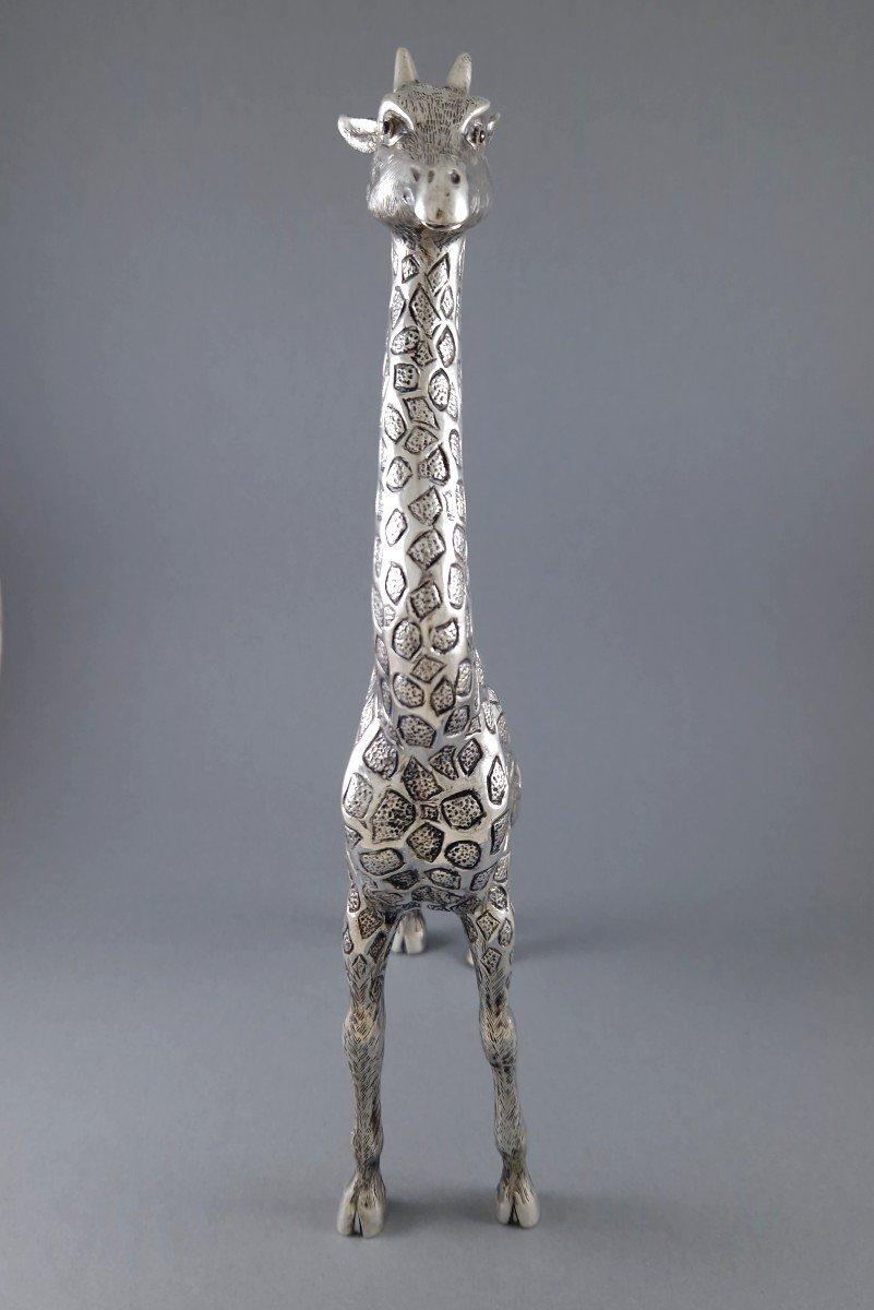 Giraffa in argento sterling In condizioni ottime in vendita a Saint-Ouen, FR