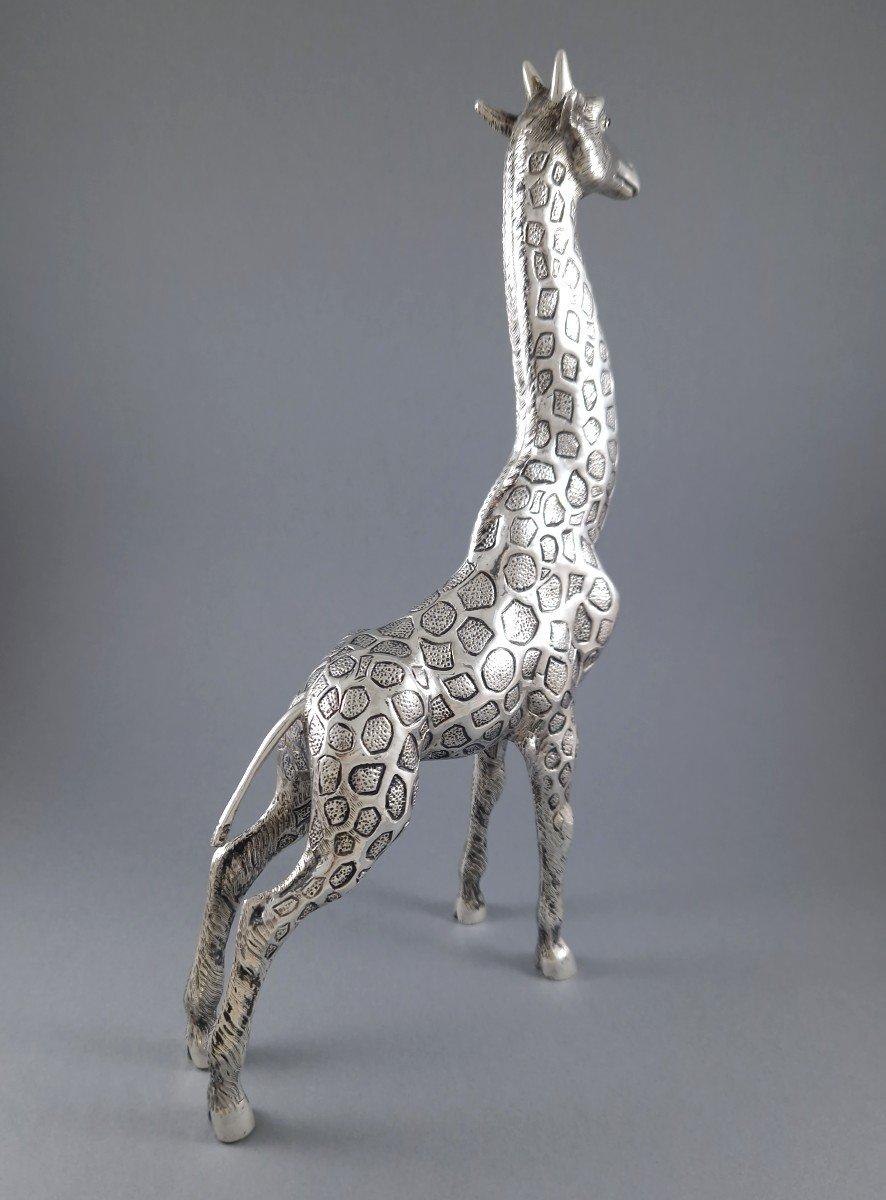 Giraffa in argento sterling in vendita 2