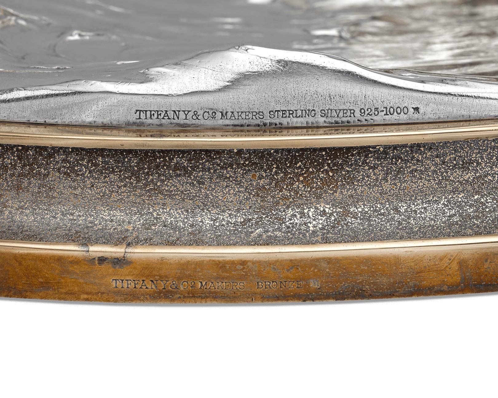 Centro de mesa Globe Inkwell de plata de ley de Tiffany & Co. siglo XX en venta