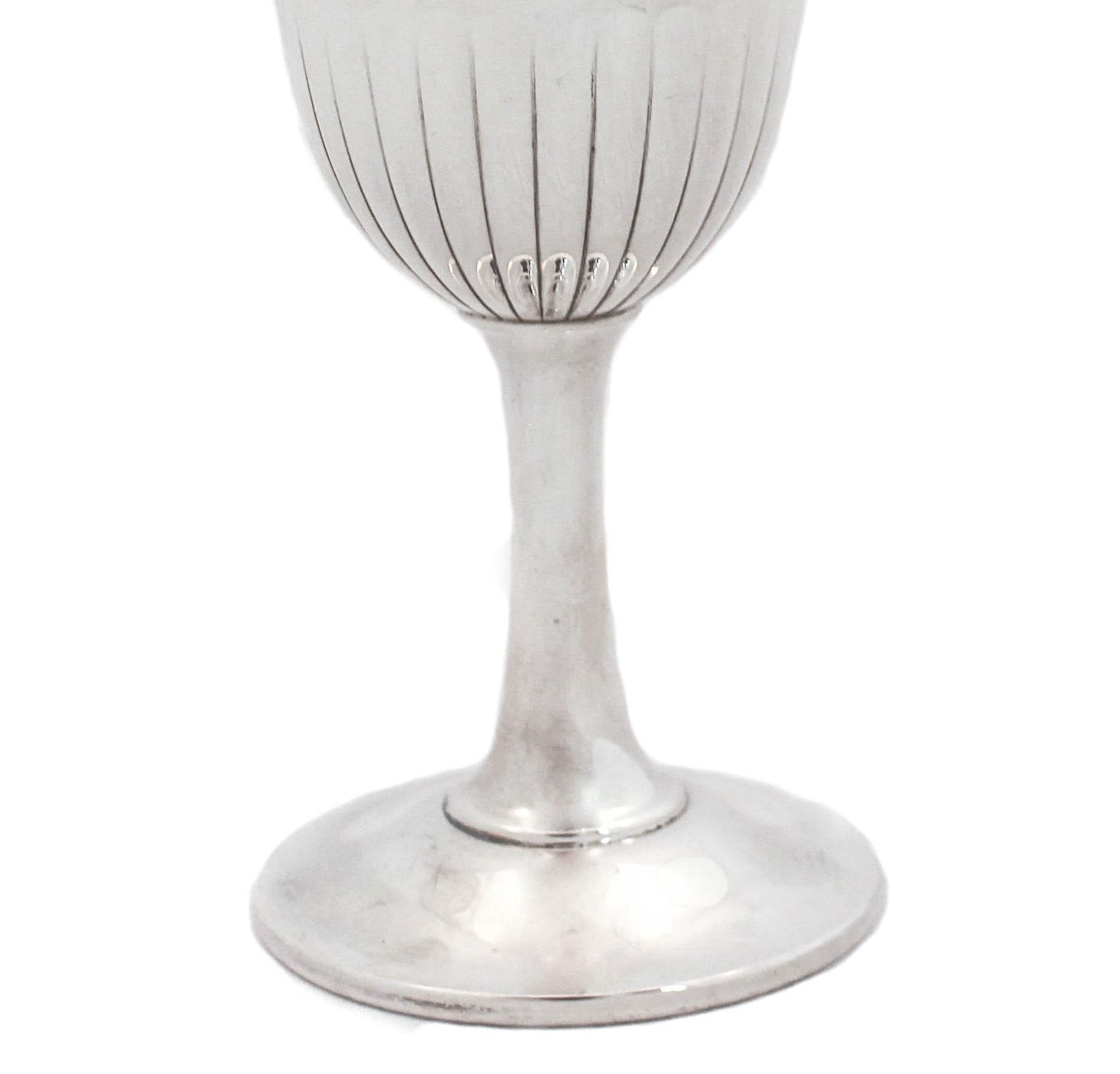 American Sterling Silver Goblet For Sale