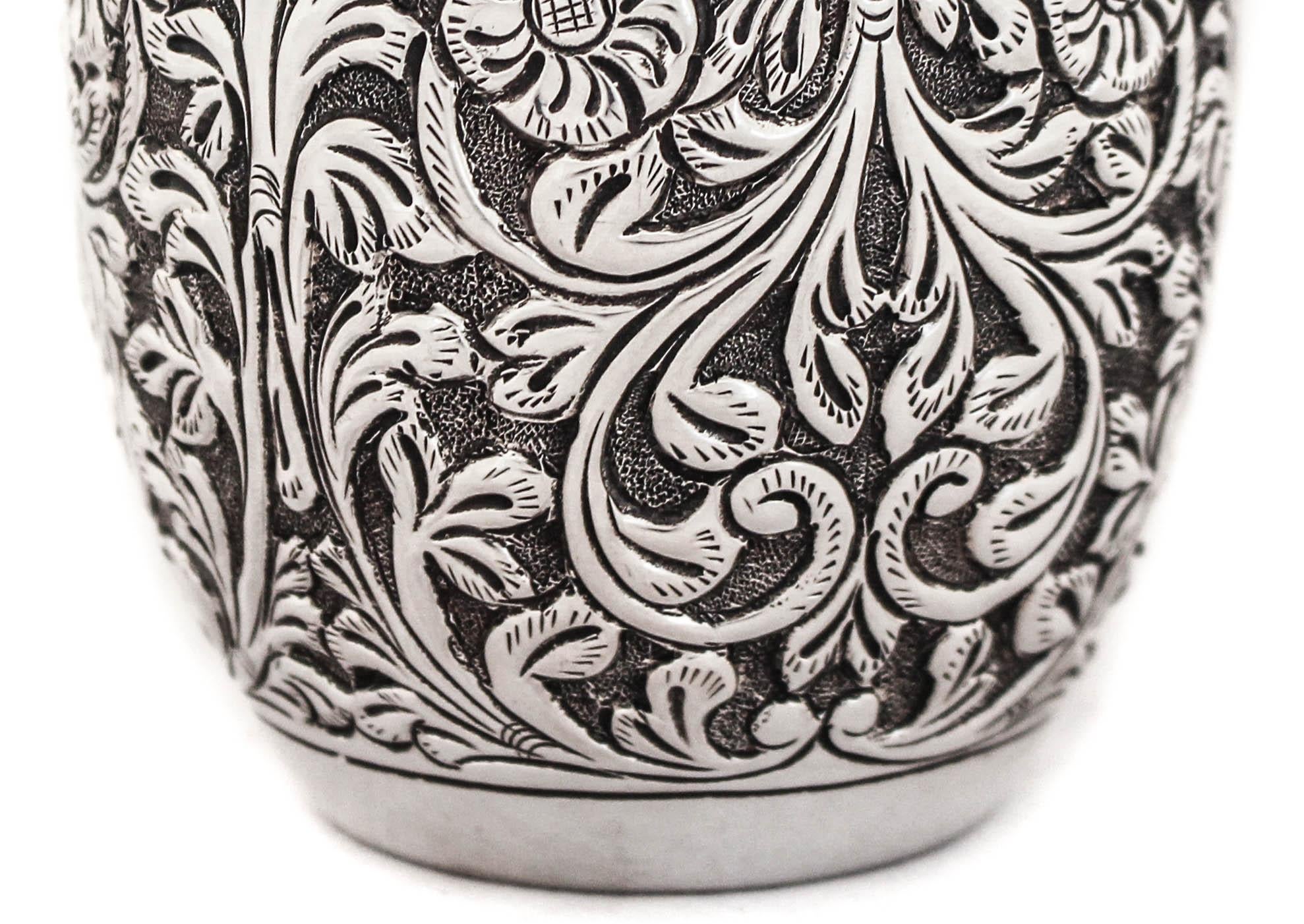 Sterling Silver Goblet In Excellent Condition For Sale In Brooklyn, NY