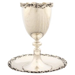 Sterling Silver Goblet & Tray Sterling Silver Goblet & Tray