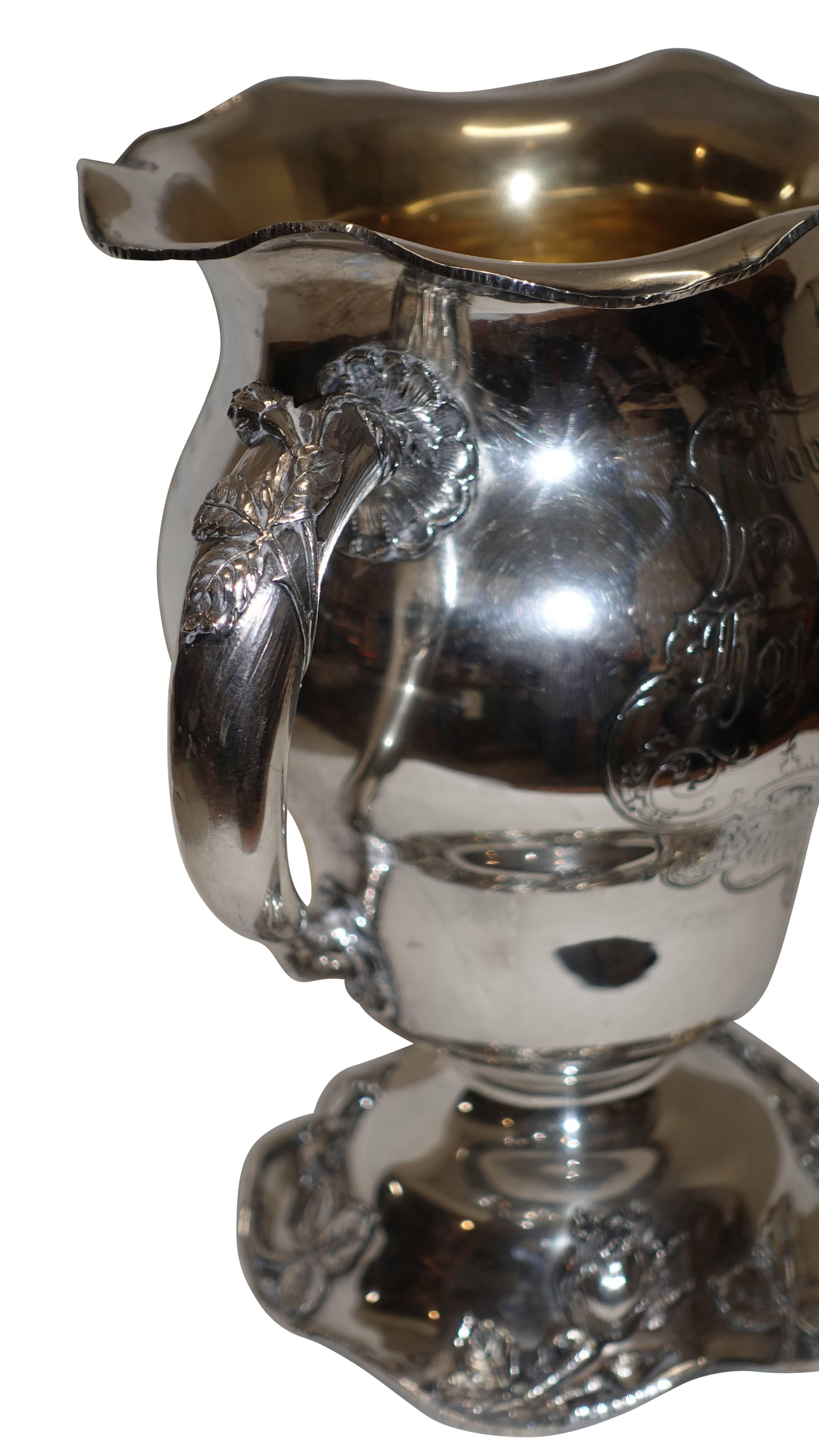 20th Century Sterling Silver Golf Trophy Loving Cup, Pittsburgh, Hotel Country Club