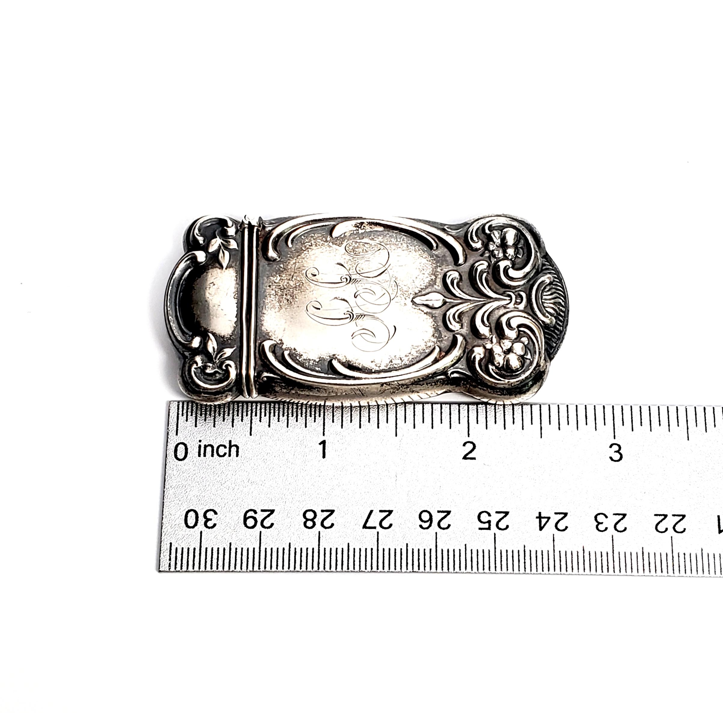 Gorham Silver Match Safe/Vesta Case with Monogram 4