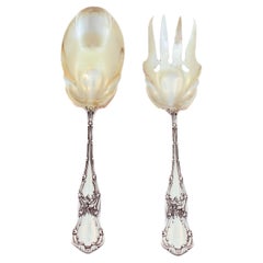 Sterling Silver “Gothic” Fork & Spoon