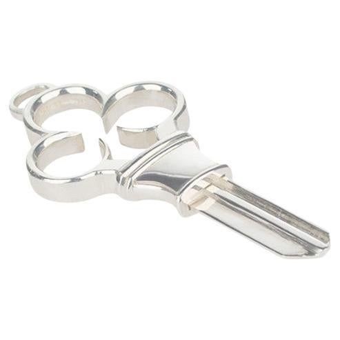 Sterling Silver Gothic Tre’ Fle key custom made to fit your lock. For Sale