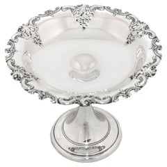 Sterling Silber Grande Barock Kompottschale