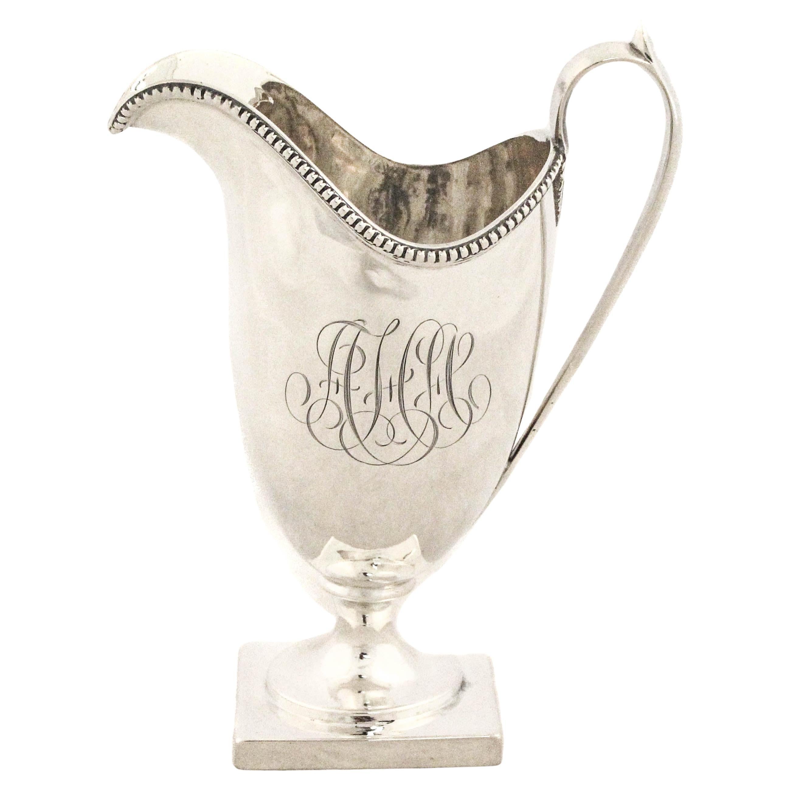 Saucière en argent sterling
