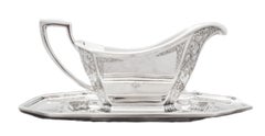 Sterling Silver Gravy Boat & Tray