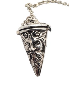 Sterling Silver Green Man Pendulum # 20848