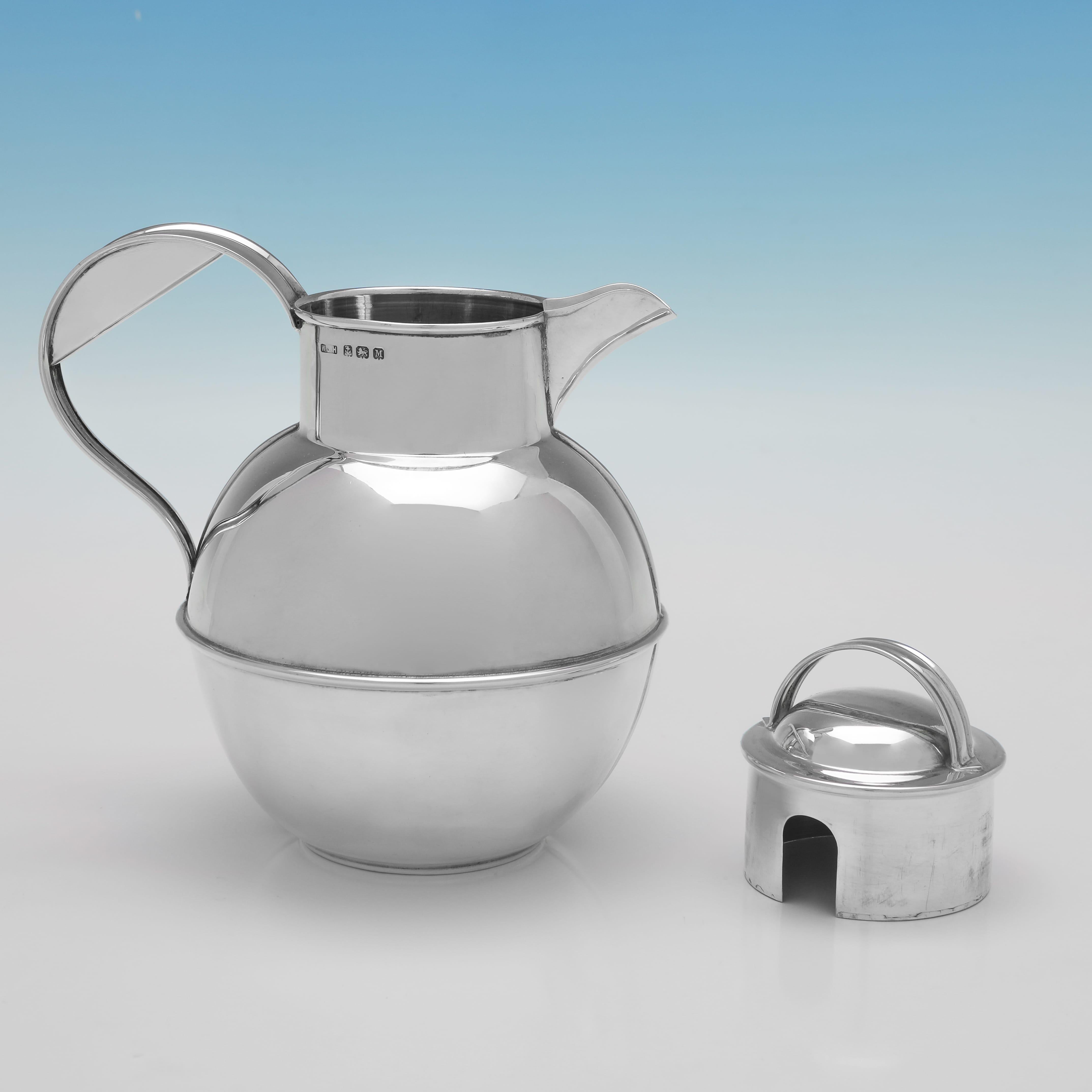 English Sterling Silver 'Guernsey' Milk Jug - Hallmarked in 1936
