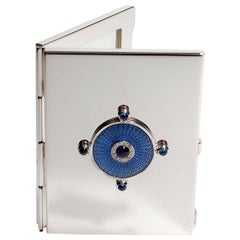 Sapphire Enamel Frames and Objects