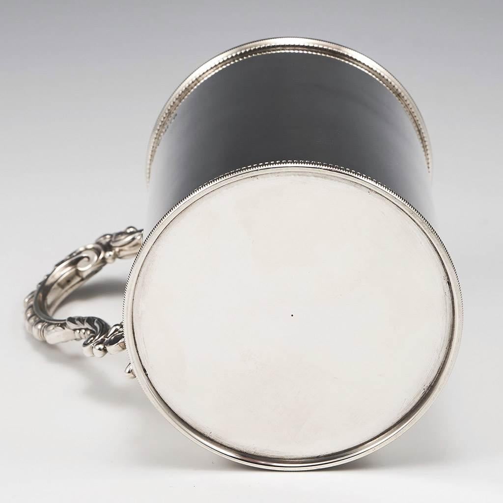 Sterling Silver Half Pint Tankard London 1875 For Sale 2