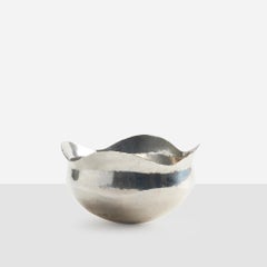 Sterling Silver Hammered Bowl by Jan Lundgren