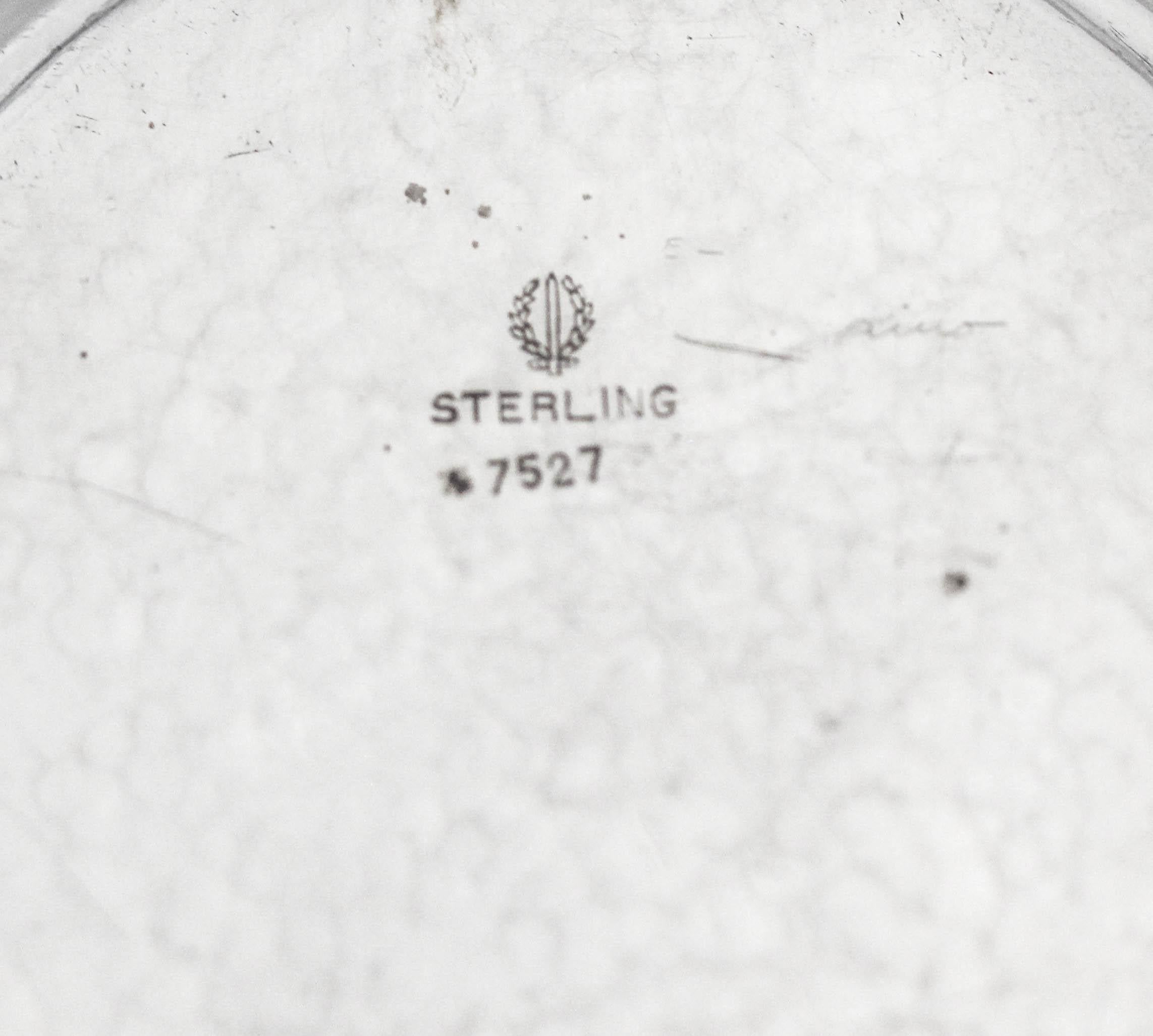 Sterling Silver Hammered Breadbasket 1