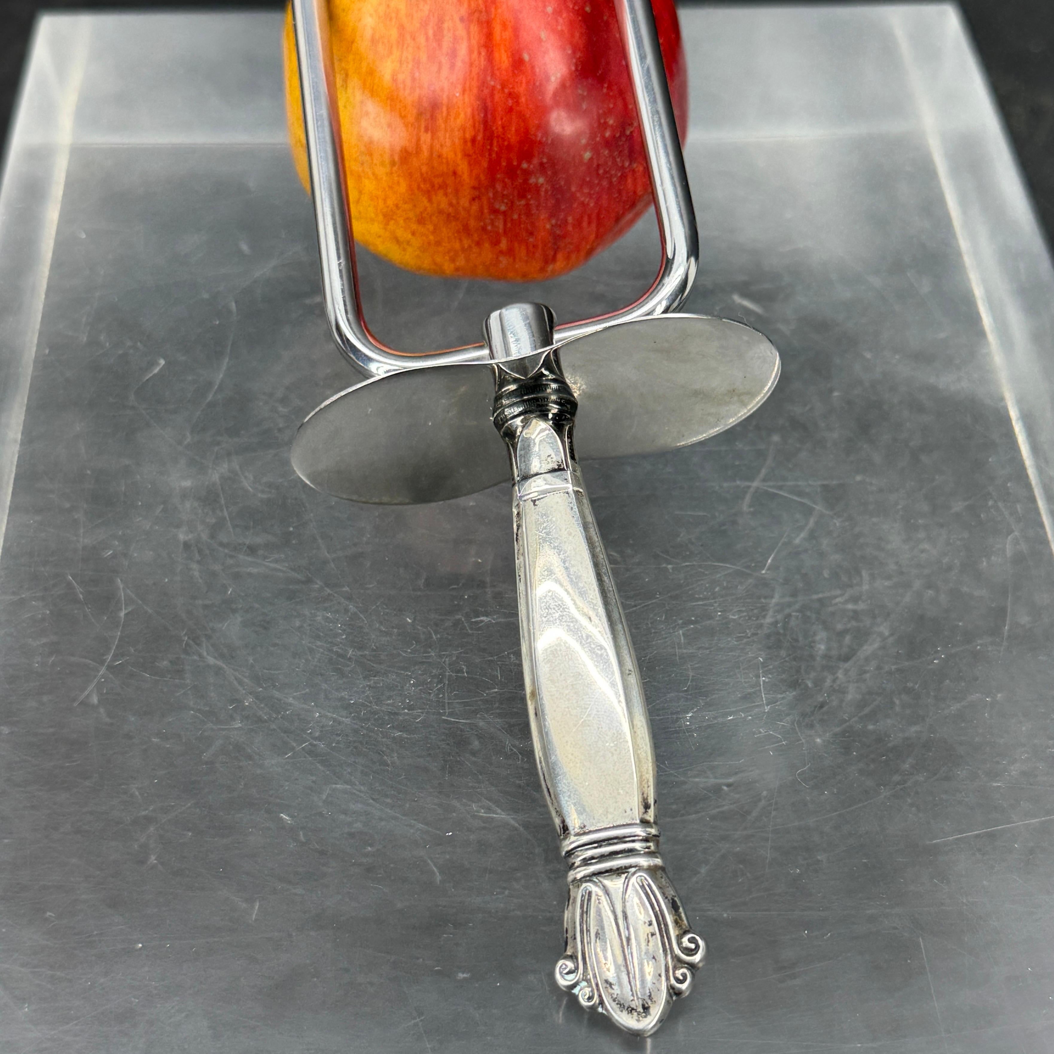 Sterling Silver Handled Meat Serving Fork Holder 1