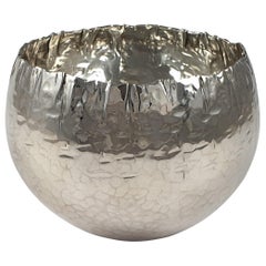 Sterling Silver Handmade Bowl, by Rey Urban for Åge Fausing, circa 1970s