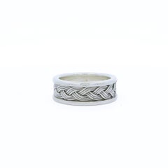 Sterling Silver Handmade Braided Band Ring, Lynn Kathyrn Miller, Lynn K Designs