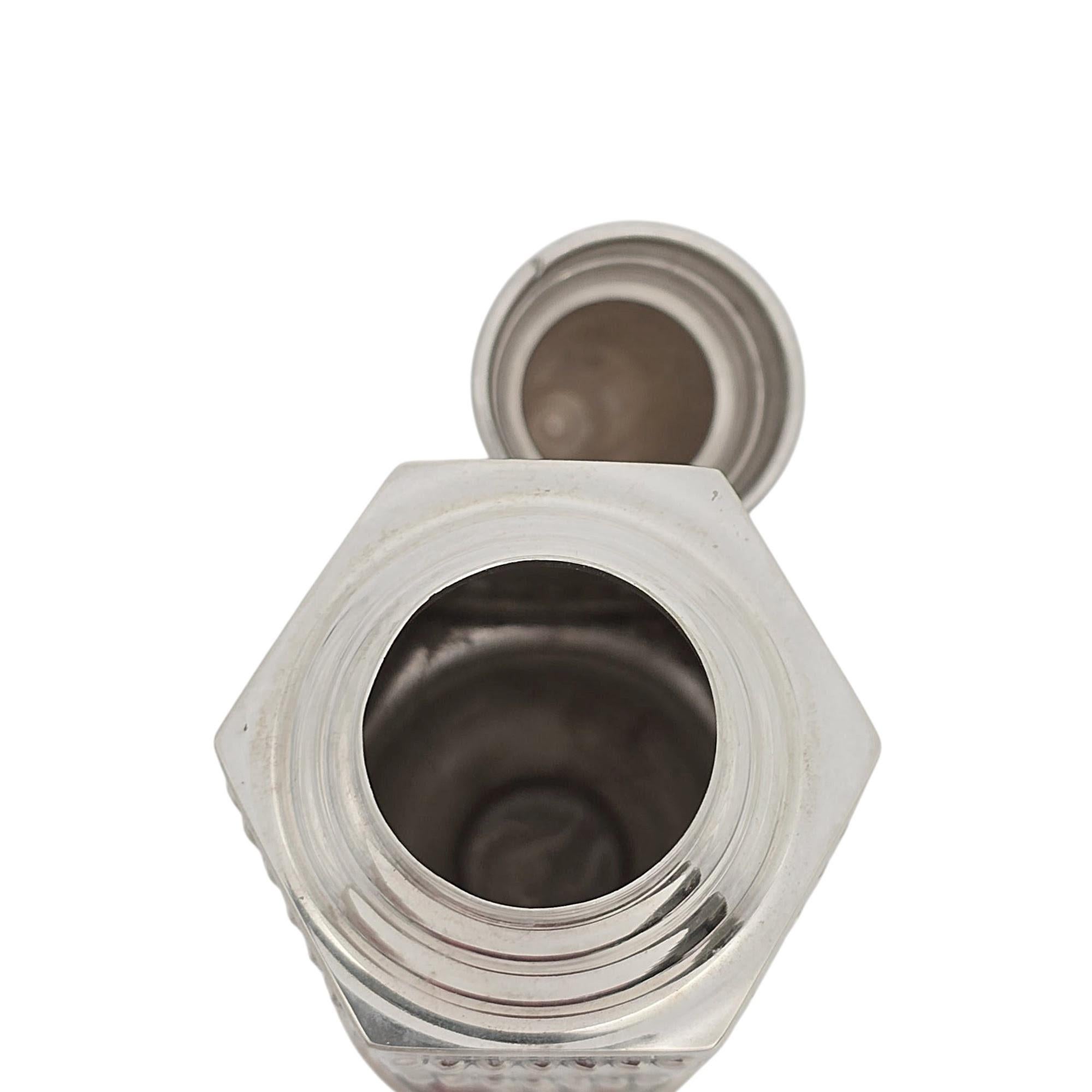 Scatola per spezie Havadalah in argento Sterling Besamim Spike Tower #21686 in vendita 2