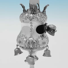 Antique Sterling Silver Havdalah Box / Spice Box, London 1912, Joseph Zweig