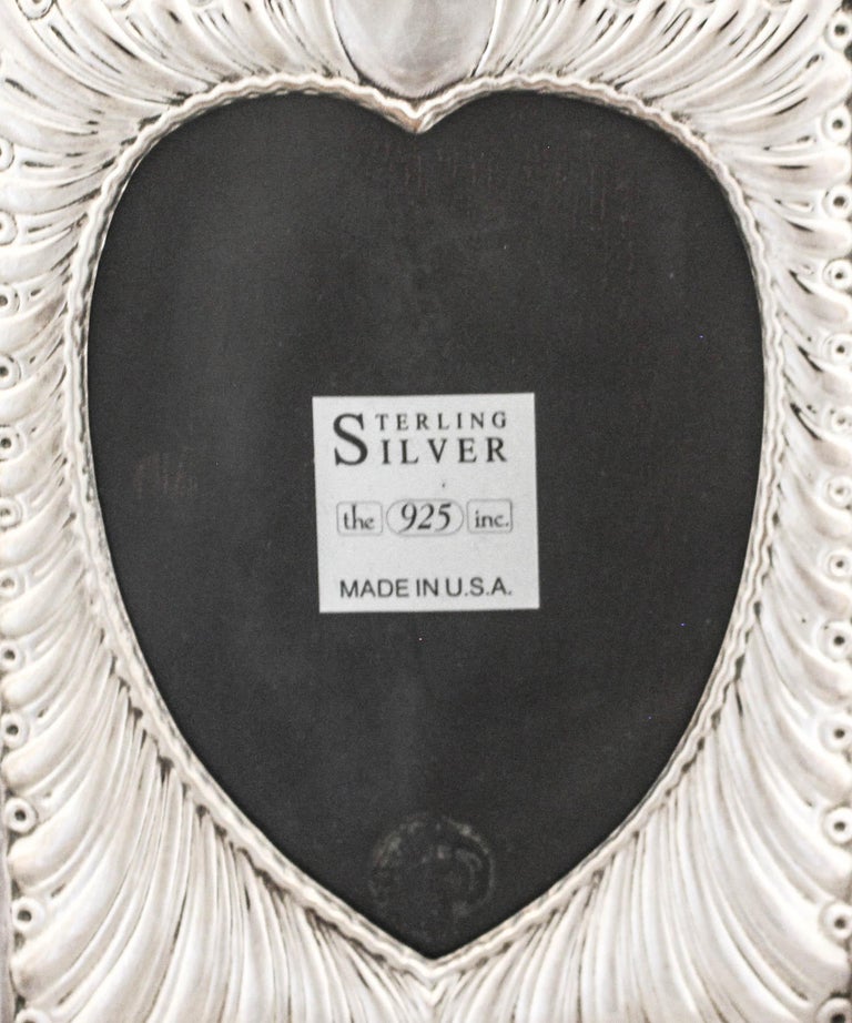 Sterling Silver Heart Frame For Sale at 1stDibs