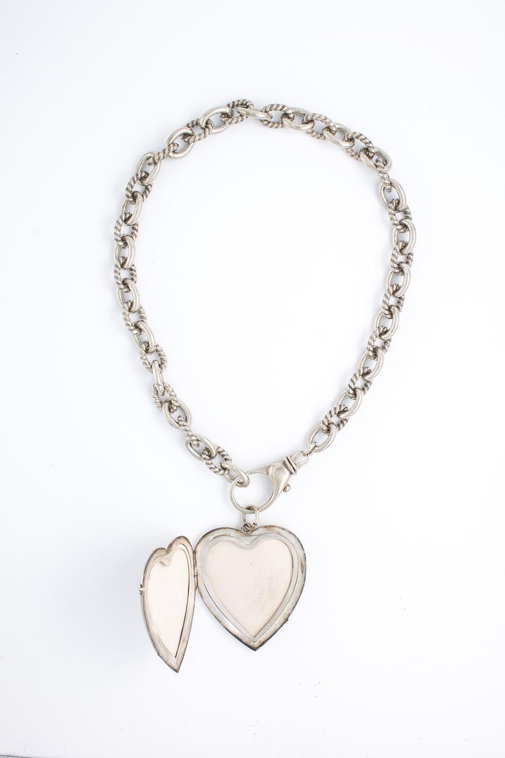 Sterling Silver Heart Locket 1