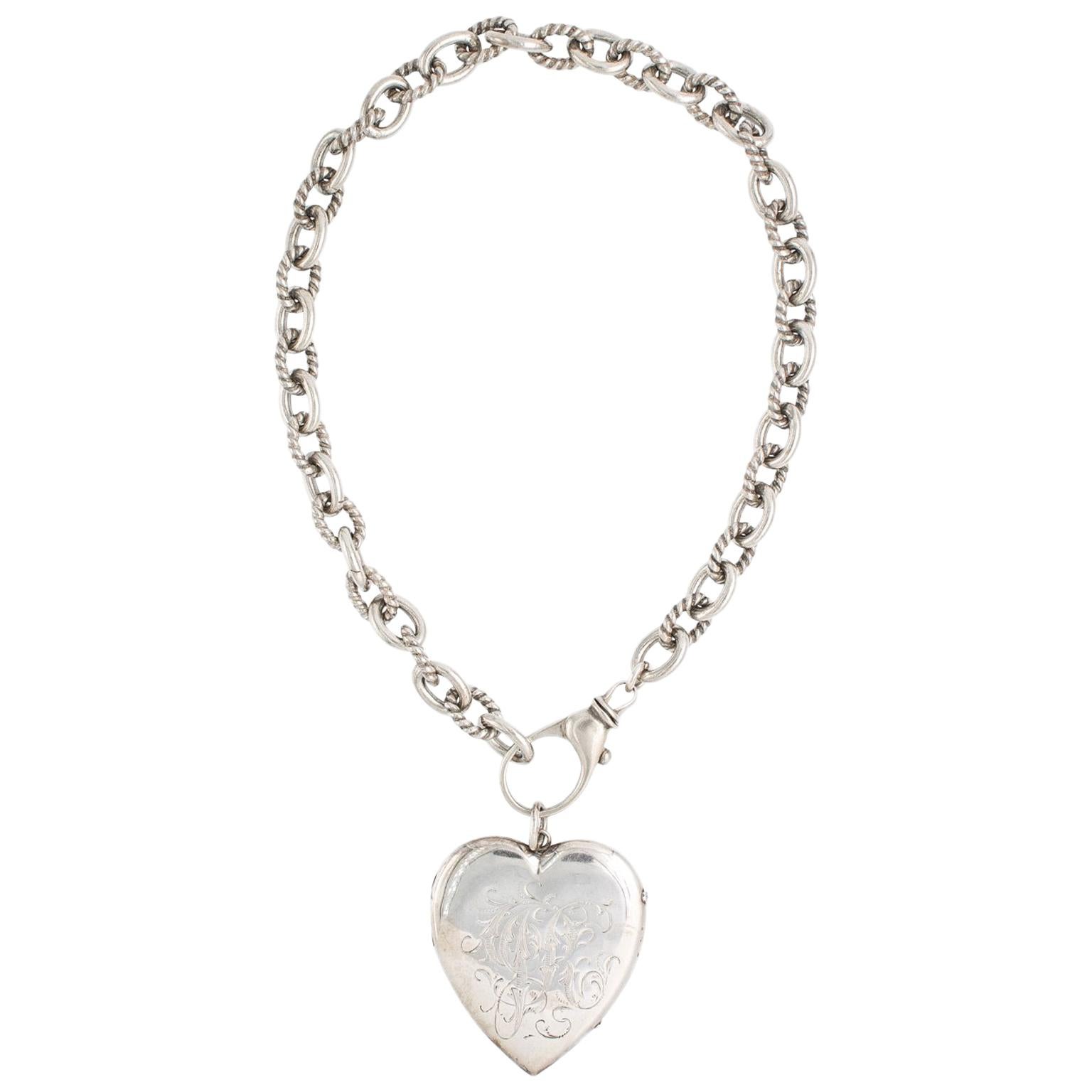 Sterling Silver Heart Locket