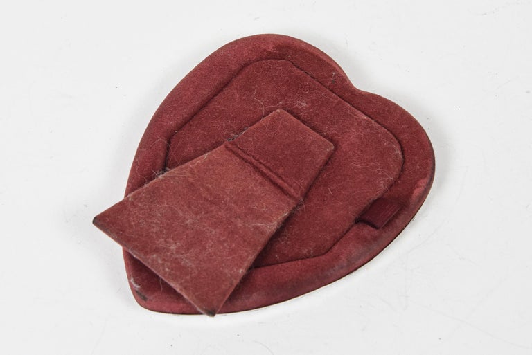 Sterling Silver Heart Shaped Picture Frame For Sale at 1stDibs