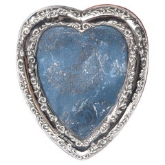 Sterling Silver Heart Shaped Picture Frame