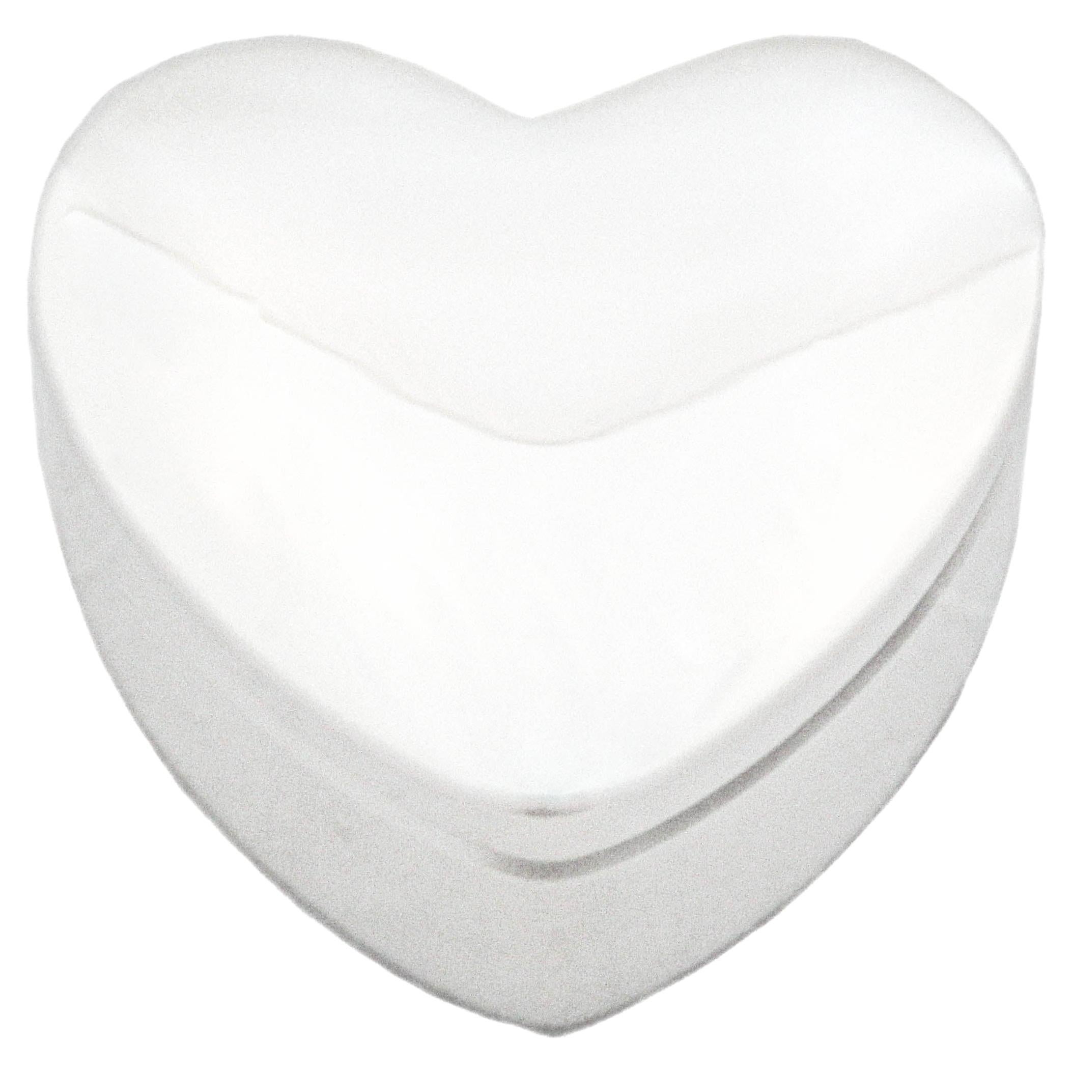 Sterling Silver Heart Shaped Ring Box