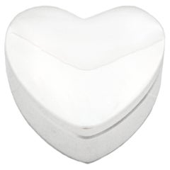 Sterling Silver Heart Shaped Ring Box