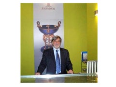 Tabatière en argent sterling en forme de cœur, émaillée au feu sur Guilloche Salimbeni