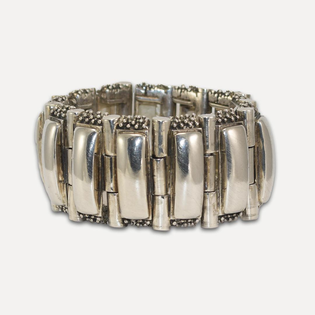 Sterling Silber Schweres Gliederkette Armband 188,5 g 3